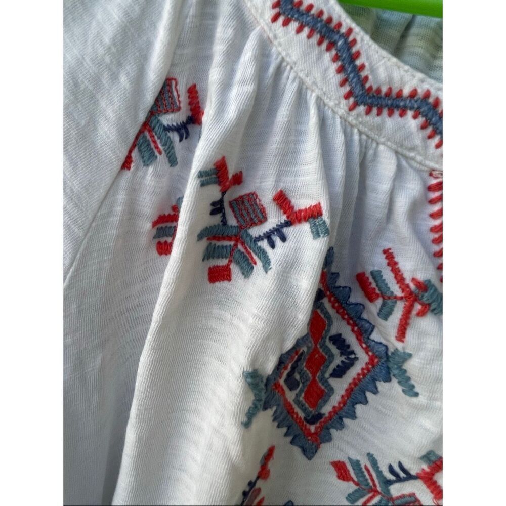 Style & Co peasant embroidered tassels relaxed fit - Picture 9 of 9